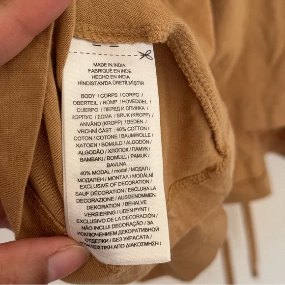 NWT Lauren Ralph Lauren Lace-Trim Jersey Peplum Top M - Picture 9 of 13